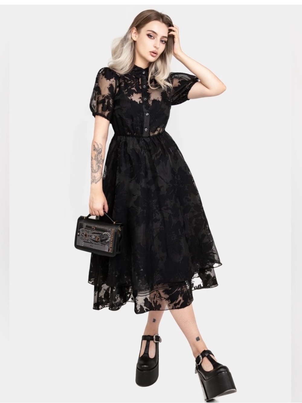 Disturbia Latered Midi Shirt Dress US Size 14 - NWT
